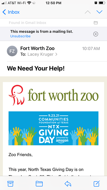 nonprofit email marketing