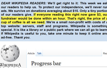 Wikipedia Online Giving Campaign