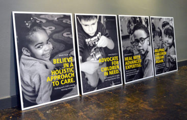 A Series of Photos Serving as an Example of a Nonprofit Rebrand