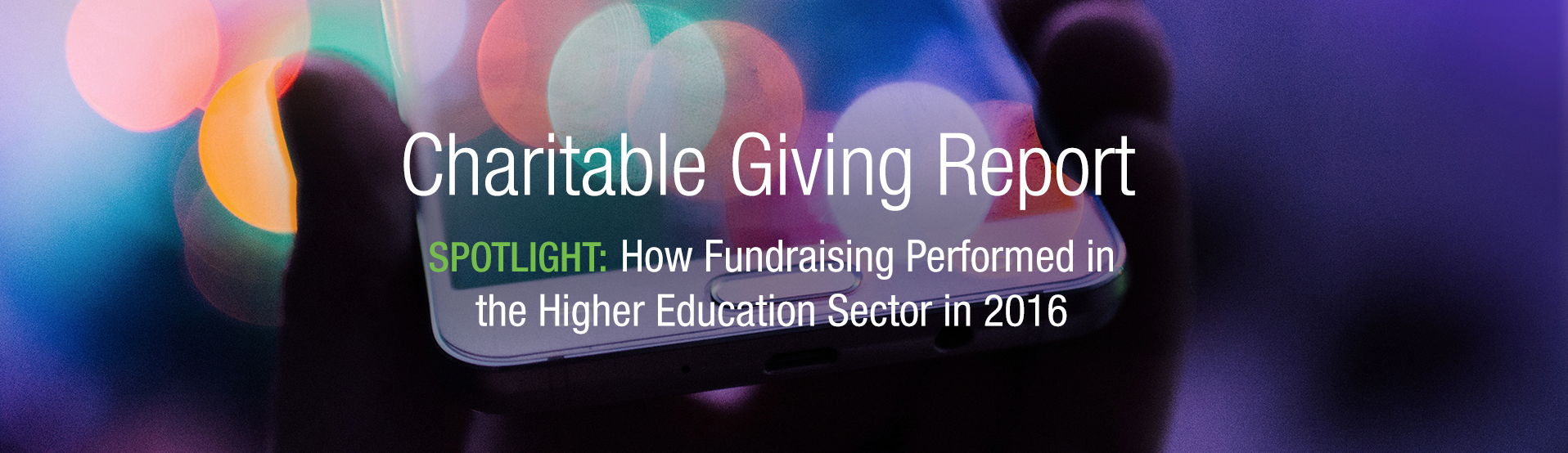 New Report on University Fundraising