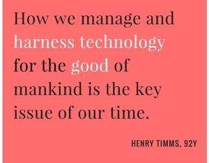 Henry Timms Quote from Social Good Summit