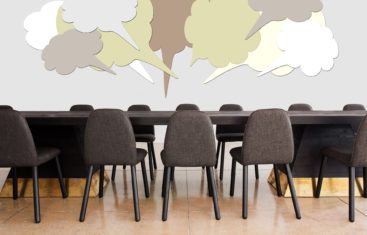 Chairs in a nonprofit board room